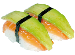 Sushi   saumon avocat